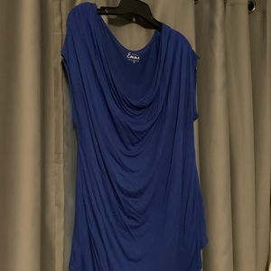 Cute Blue Sleeveless Top!